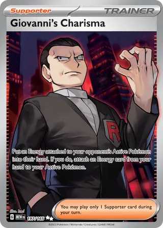 Giovanni's Charisma — Ultra Rare variant