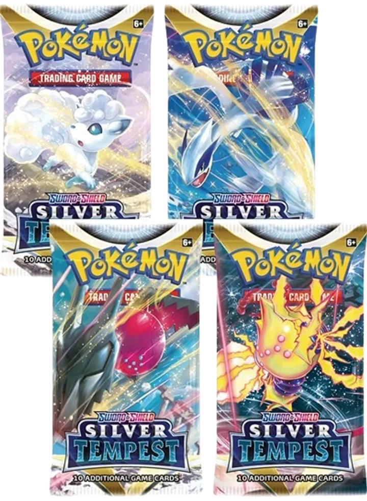 Silver Tempest Booster Pack Art Bundle (Set of 4)
