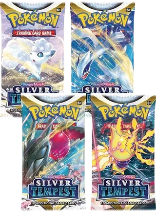 Silver Tempest Booster Pack Art Bundle (Set of 4)