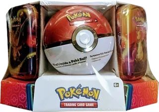 Pokémon - Poké Ball Tin + 2 Kanto Power Mini Tins - Poké Ball