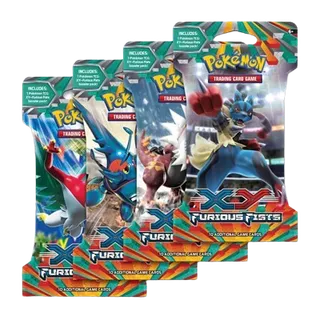 Furious Fists Sleeved Booster Pack Art Bundle (Set of 4)