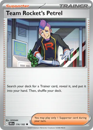 Team Rocket's Petrel — Uncommon variant