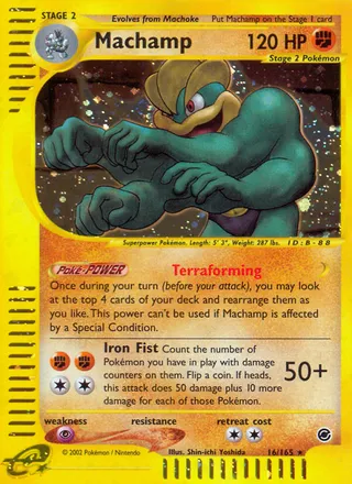 Machamp — Rare Holo variant