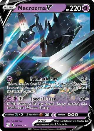 Necrozma V — Rare Holo V variant
