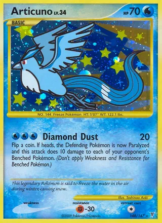 Articuno — Rare Secret variant