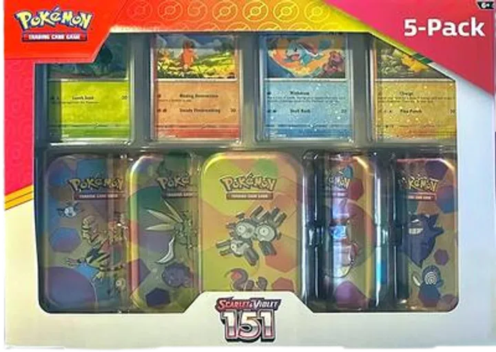 Costco Pokémon Scarlet & Violet 151 Mini Tin 5-pack (Magneton)