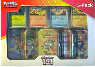Costco Pokémon Scarlet & Violet 151 Mini Tin 5-pack (Magneton)