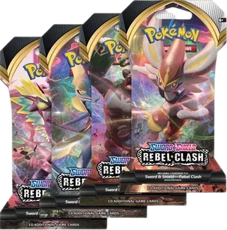 Rebel Clash Sleeved Booster Pack Art Bundle (Set of 4)