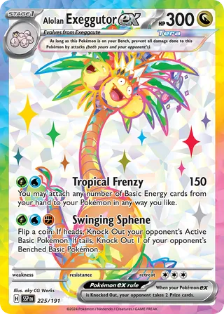 Alolan Exeggutor ex — Ultra Rare variant