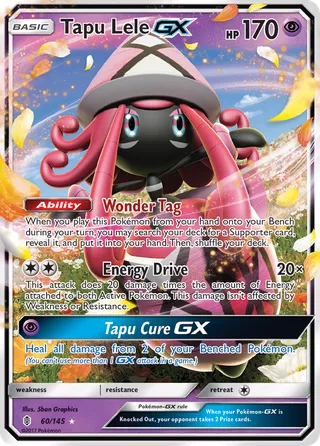 Tapu Lele-GX — Rare Holo GX variant