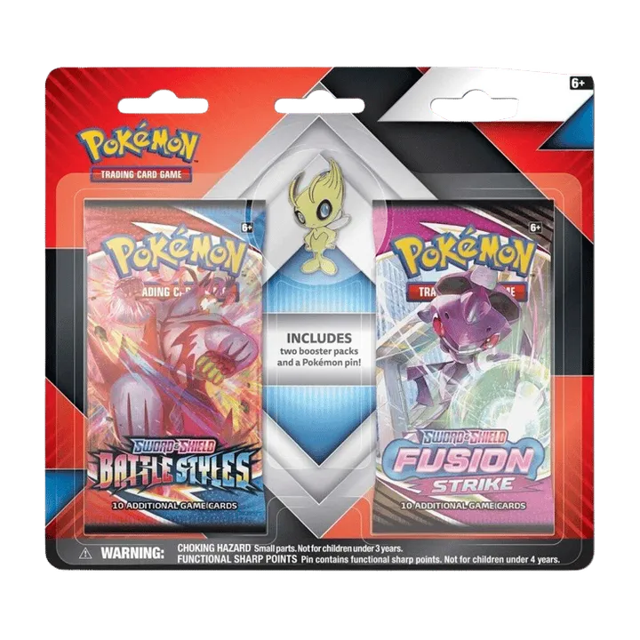 2 Booster Packs & Celebi Collector's Pin