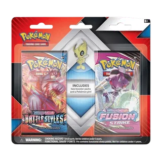2 Booster Packs & Celebi Collector's Pin