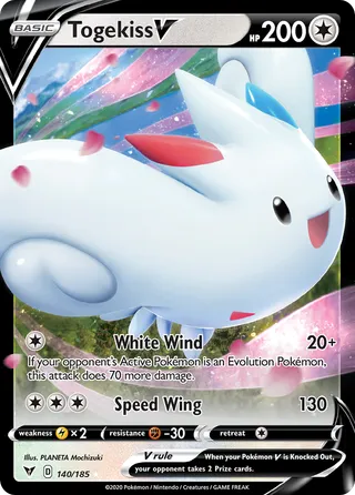 Togekiss V — Rare Holo V variant