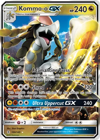 Kommo-o-GX — Rare Holo GX variant