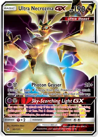 Ultra Necrozma-GX — Rare Holo GX variant