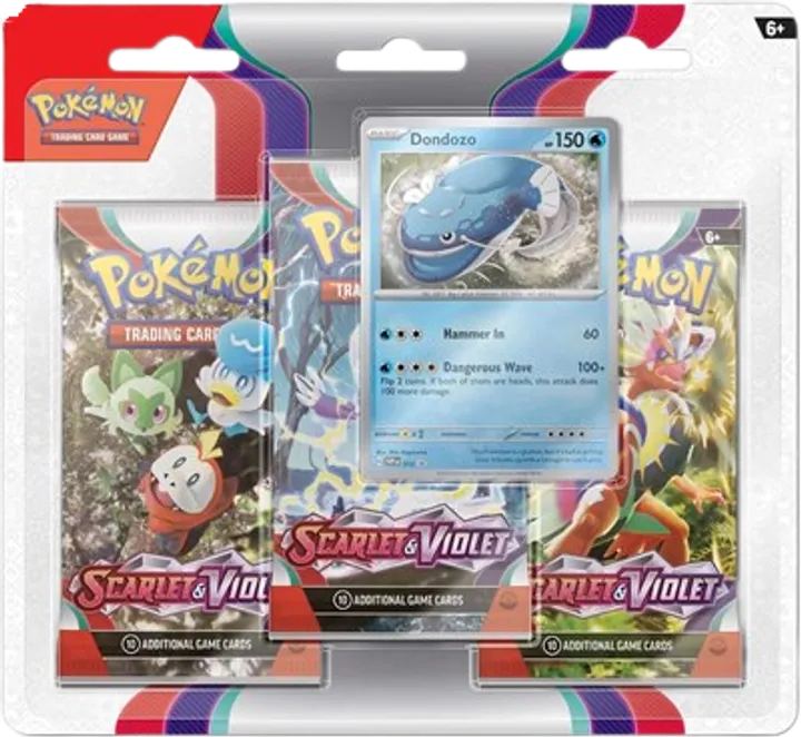Scarlet & Violet 3-Pack Blister - Dondozo