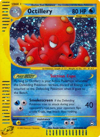 Octillery — Rare Holo variant