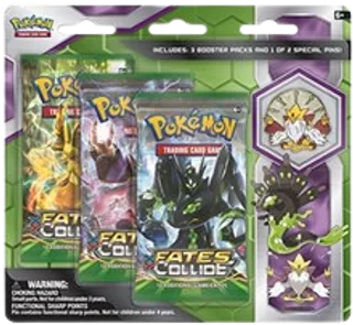 Fates Collide 3-Pack Pin Blisters - Mega Alakazam