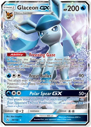 Glaceon-GX — Rare Holo GX variant