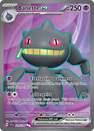 Banette ex — Ultra Rare variant