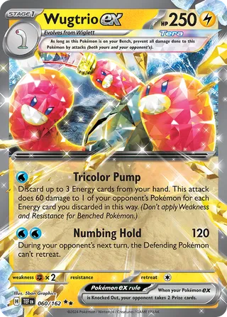Wugtrio ex — Double Rare variant
