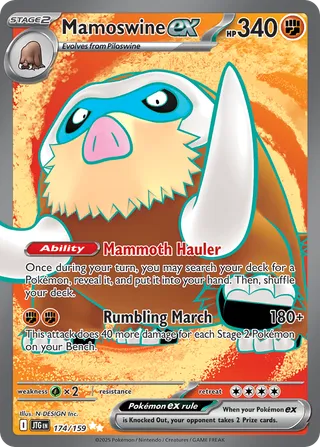 Mamoswine ex — Ultra Rare variant