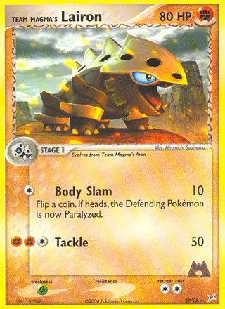 Team Magma's Lairon — Rare variant