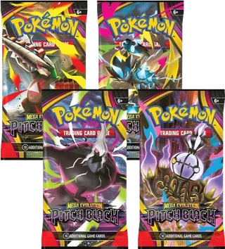 Pitch Black Booster Pack Art Bundle (Set of 4)