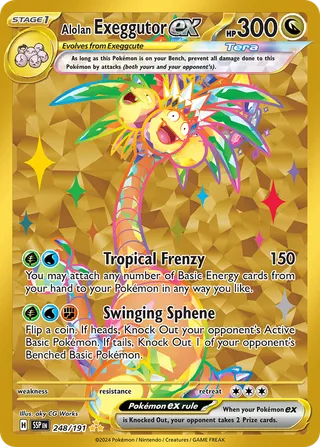 Alolan Exeggutor ex — Hyper Rare variant