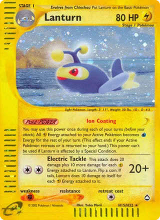 Lanturn — Rare Holo variant