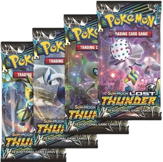 Lost Thunder Booster Pack Art Bundle (Set of 4)
