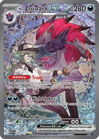 N's Zoroark ex — Special Illustration Rare variant