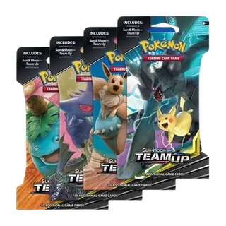 Team Up Sleeved Booster Pack Art Bundle (Set of 4)