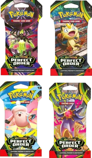 Perfect Order Sleeved Booster Pack Art Bundle (Set of 4)