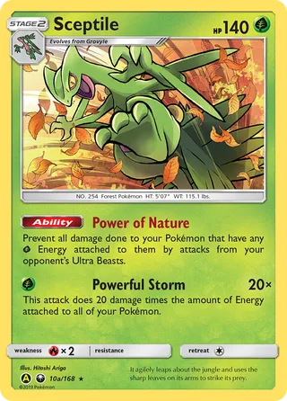Sceptile — Rare Holo variant