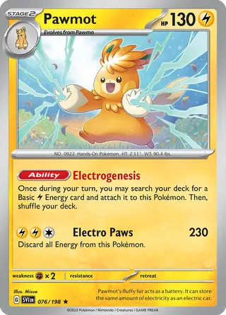 Pawmot — Rare variant