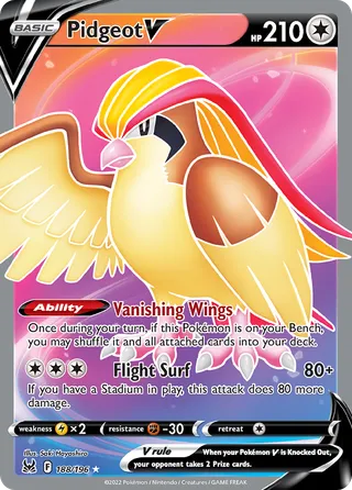 Pidgeot V — Rare Ultra variant