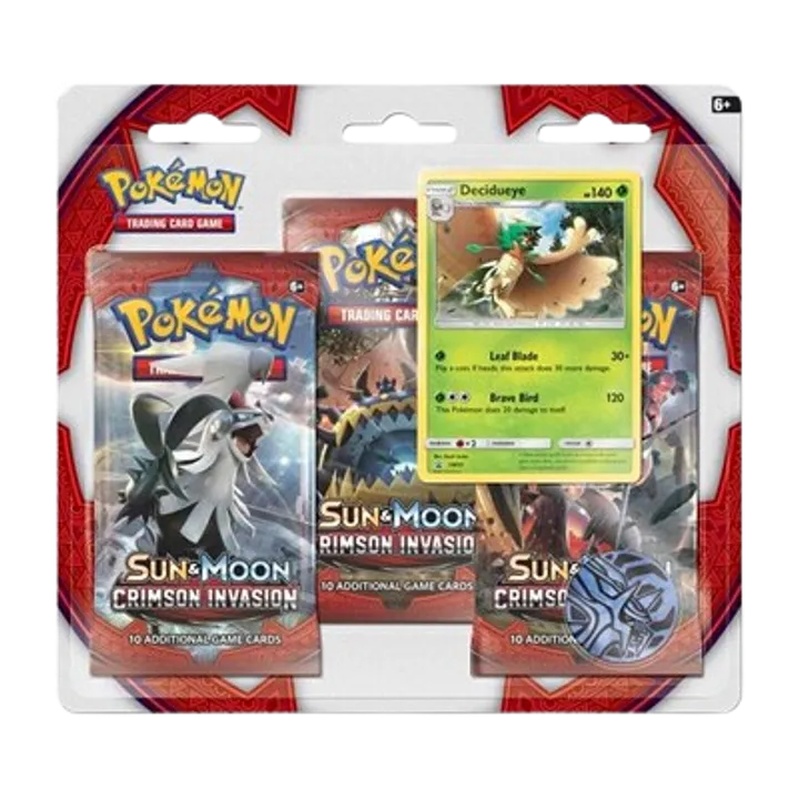 Crimson Invasion 3-Pack Blister - Decidueye
