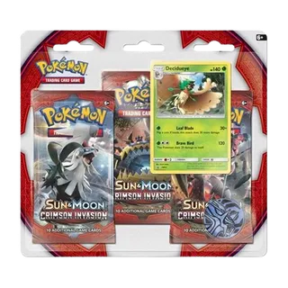 Crimson Invasion 3-Pack Blister - Decidueye