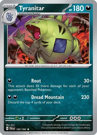Tyranitar — Rare variant