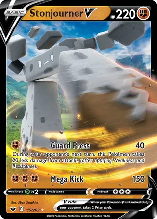 Stonjourner V — Rare Holo V variant