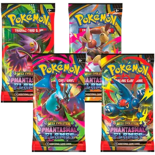 Phantasmal Flames Booster Pack Art Bundle (Set of 4)