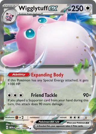 Wigglytuff ex — Double Rare variant