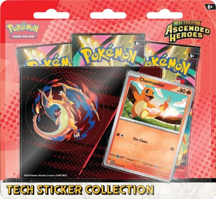 Ascended Heroes Tech Sticker Collection - Charmander