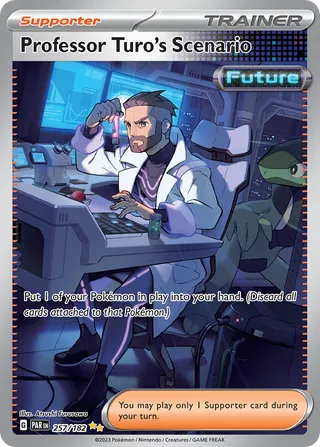 Professor Turo's Scenario — Special Illustration Rare variant