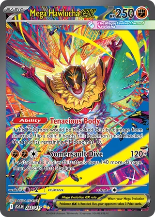 Mega Hawlucha ex — Special Illustration Rare variant