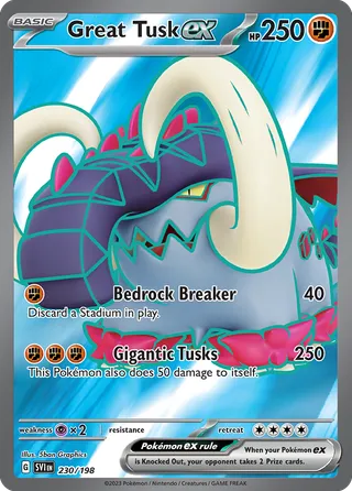 Great Tusk ex — Ultra Rare variant