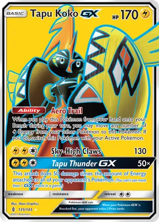 Tapu Koko-GX — Rare Ultra variant