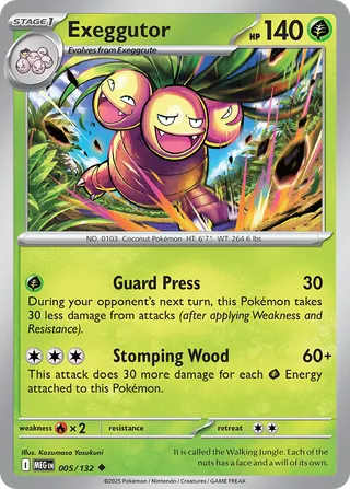 Exeggutor — Uncommon variant