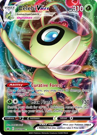 Celebi VMAX — Rare Holo VMAX variant